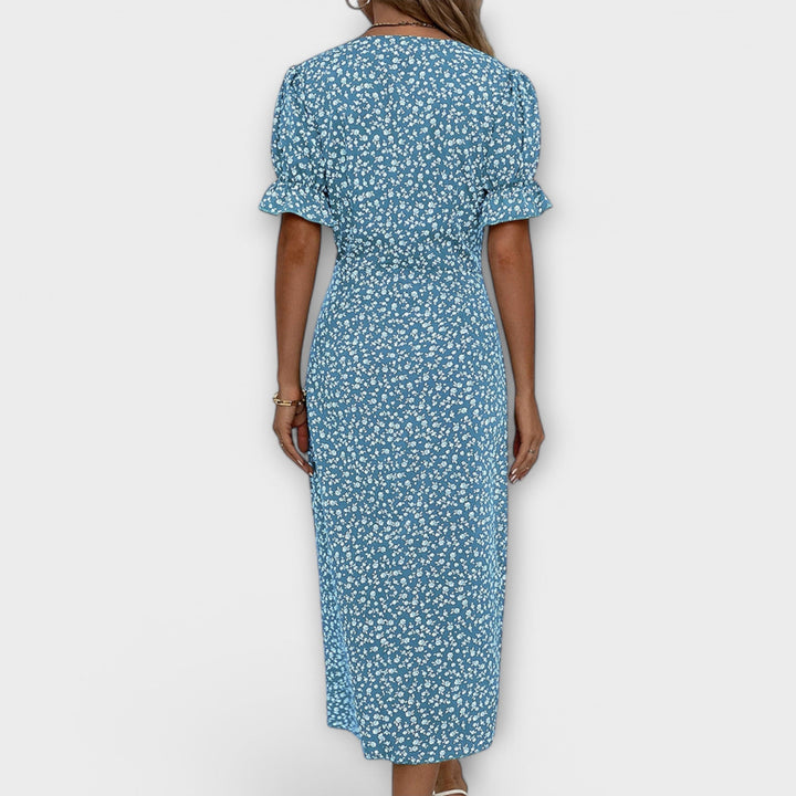 Berlin - Elegant Women's Floral Dress