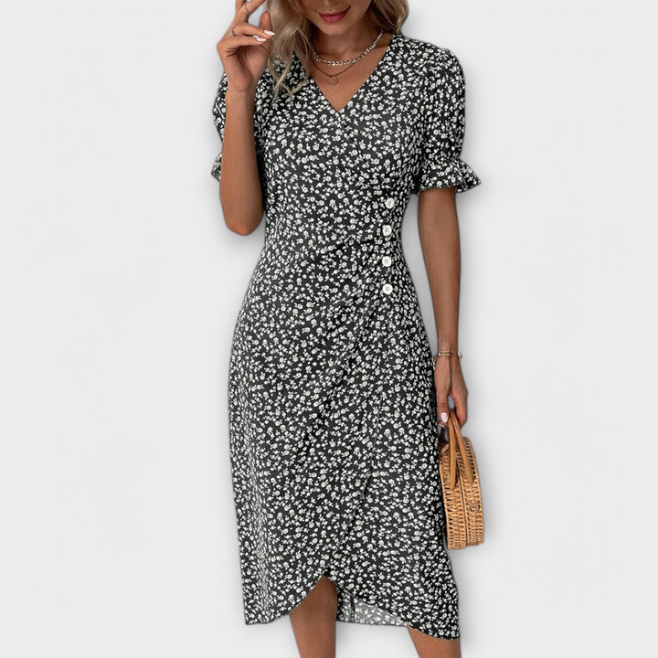 Berlin - Elegant Women's Floral Dress
