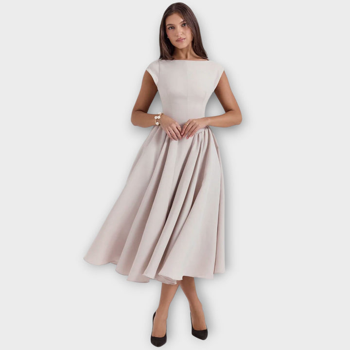 Victoria - Stylish Midi Dress