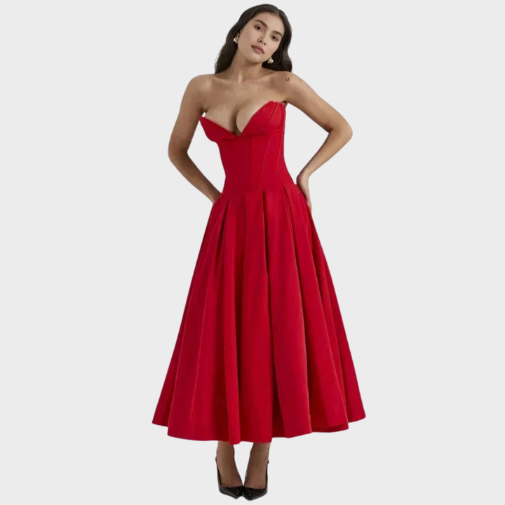 Harper | Elegant midi dress for women