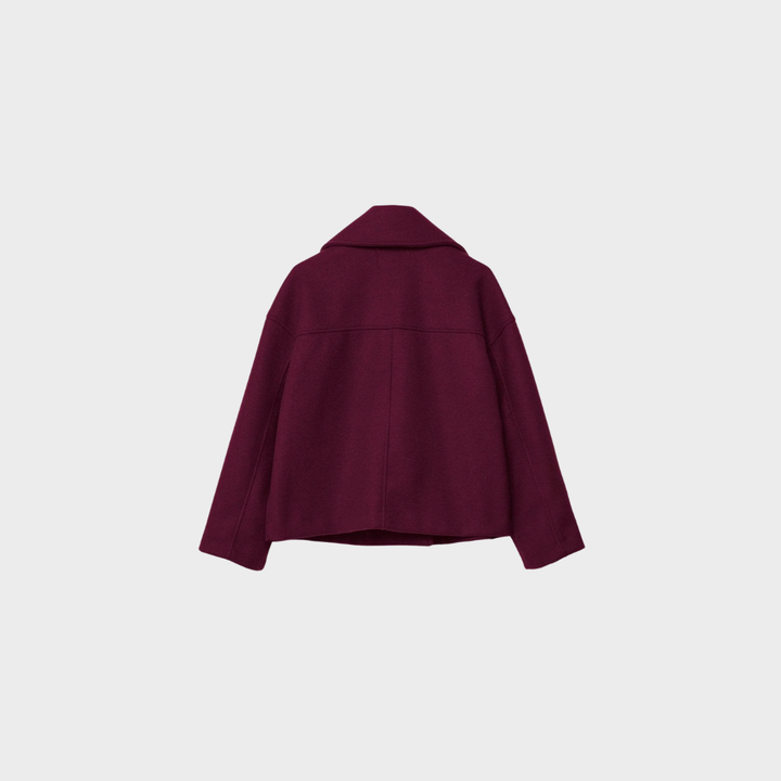 Aria | Winter Cropped Wool-Blend Jacket