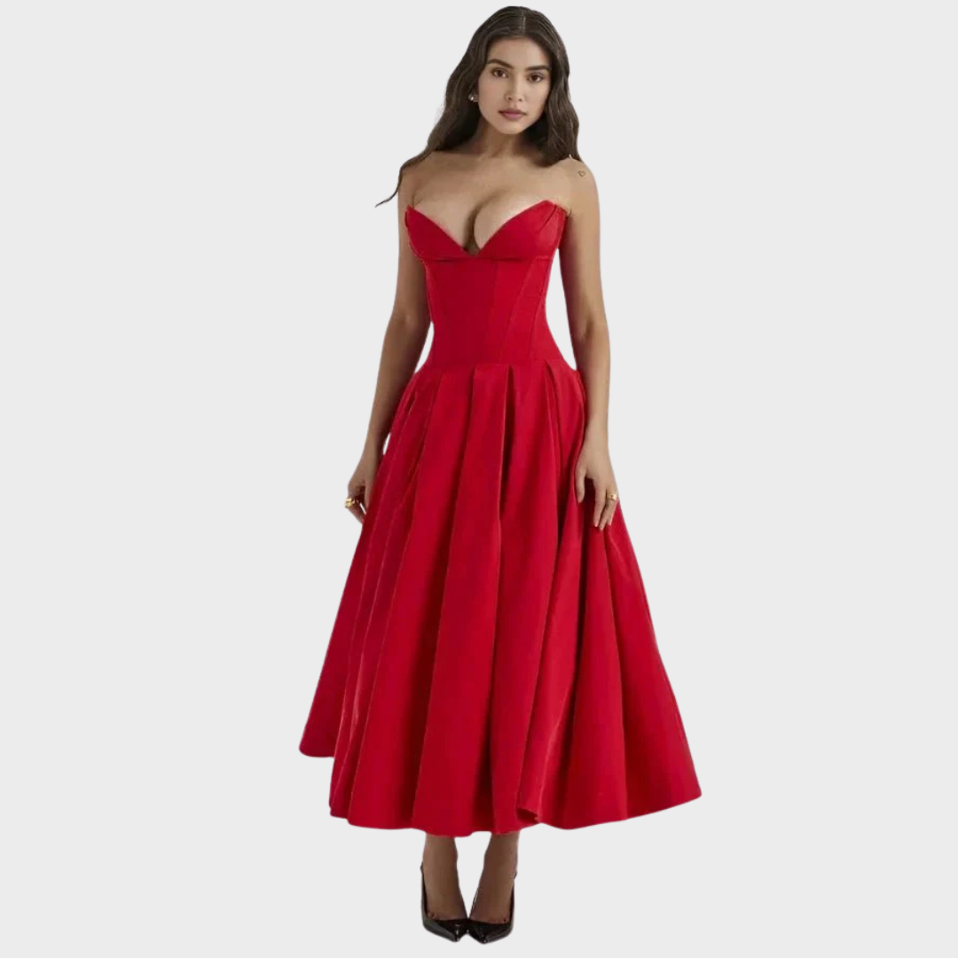 Harper | Elegant midi dress for women