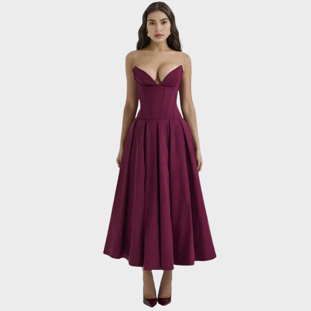 Harper | Elegant midi dress for women