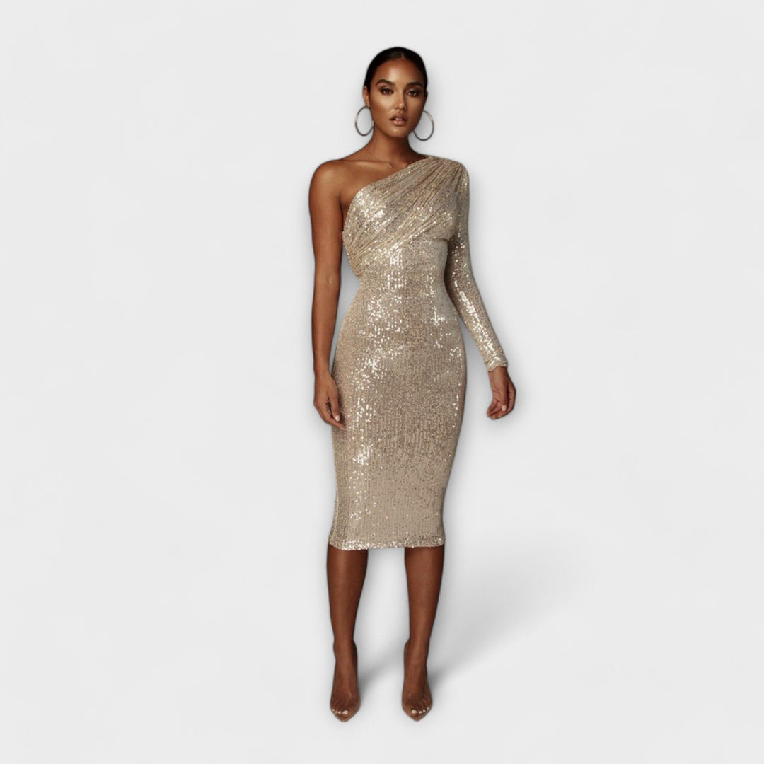 Margely - A Dress with a Wrap Bodice