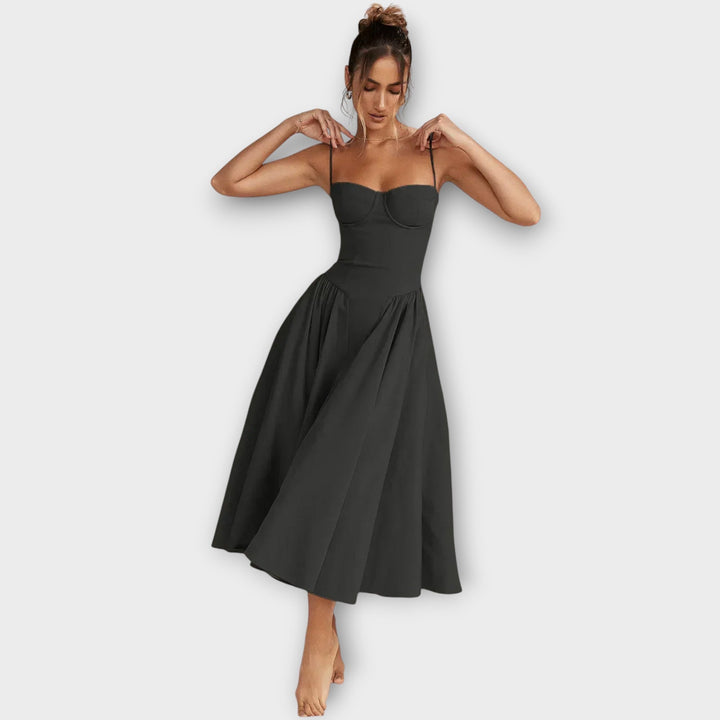 Gesine - Sleeveless Corset Midi Dress
