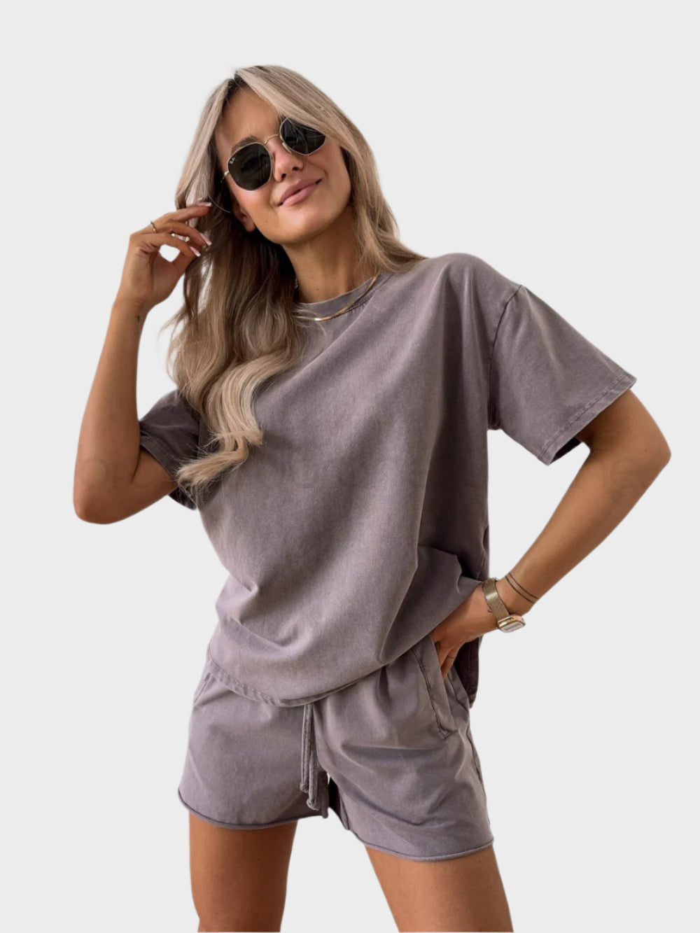 Casual T-shirt and Jogger Pants Set