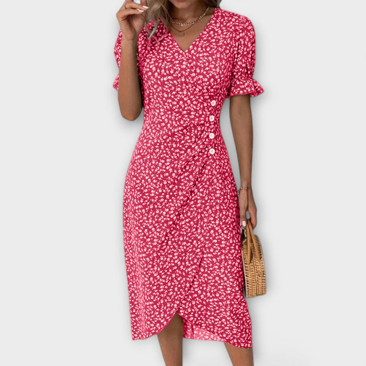 Berlin - Elegant Women's Floral Dress