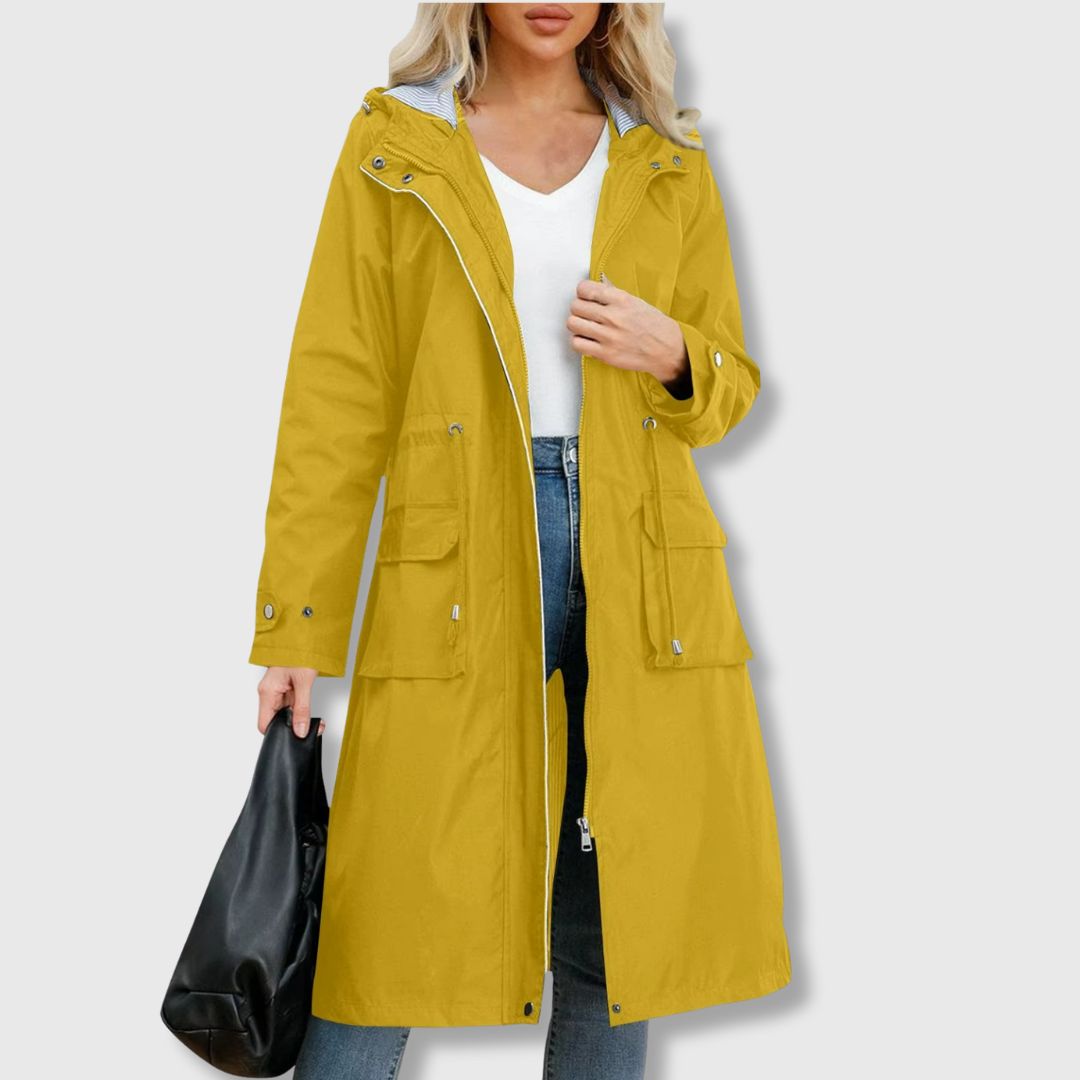 Julia | Stylish Trench Coat with Hood