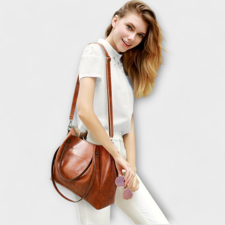Léora. - 4-Piece Vintage Bag Set