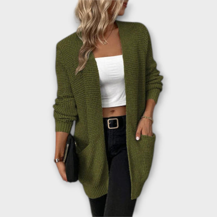 Nancy - A Casual Knit Cardigan with Pocket