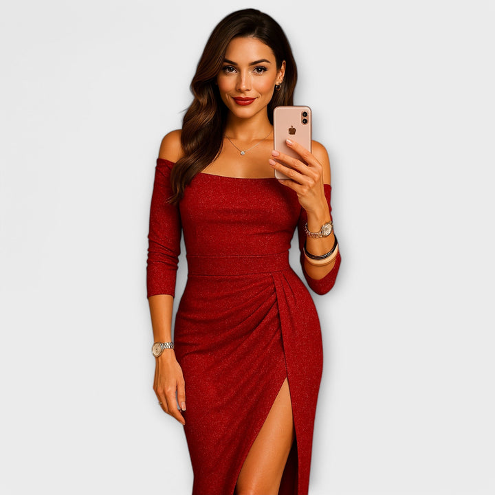 Lena - The Elegant Off-Shoulder Dress