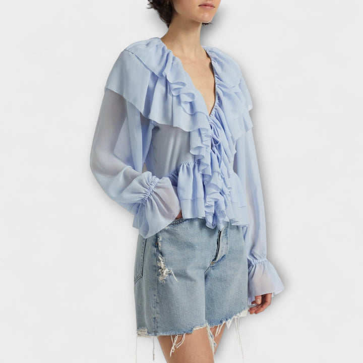 Martha – Ruffled Shirt Soraya