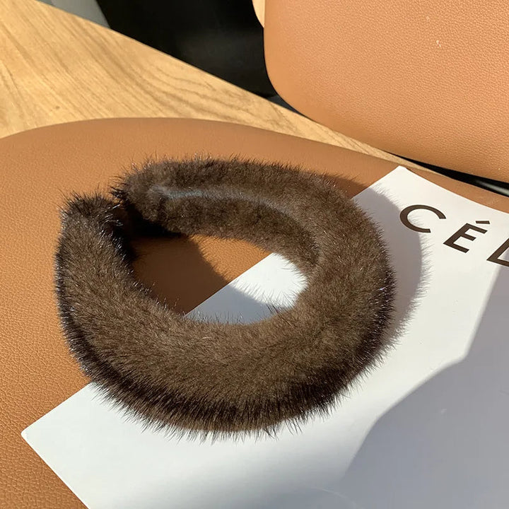 Monarque | Plush Faux Fur Headband