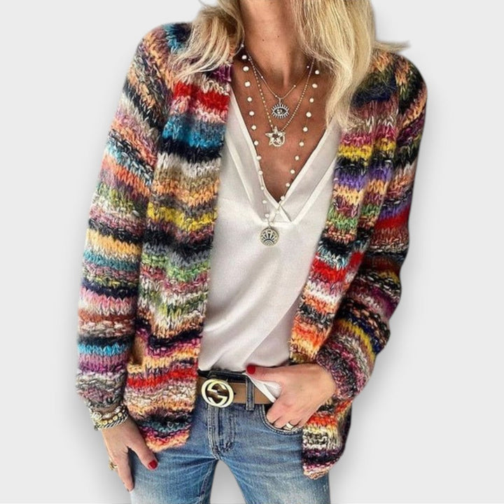Ella | Comfortable Multicoloured Cardigan