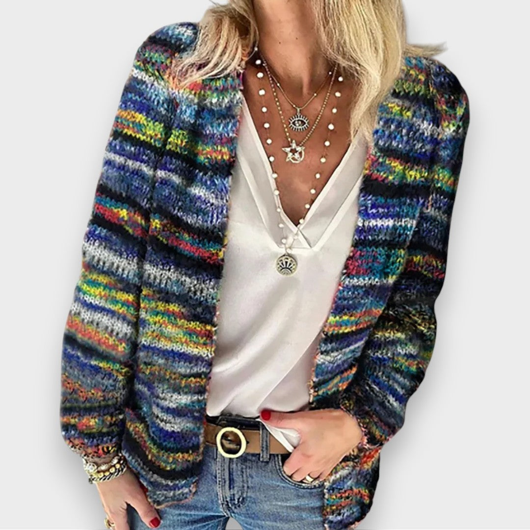 Ella | Comfortable Multicoloured Cardigan