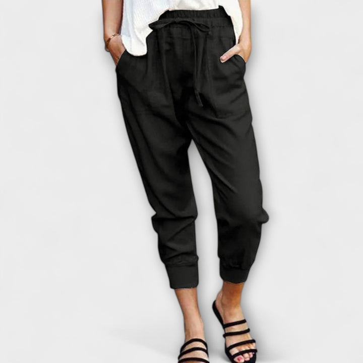Blaire – Linen Trousers with Cotton Blend