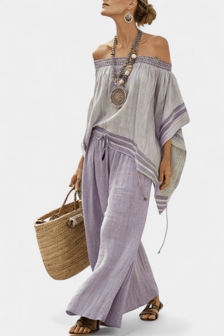Natália - Boho Bardot Set