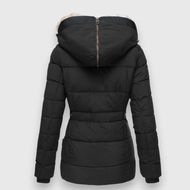 Margot I Puffer Jacket with Hood and Slim Fit