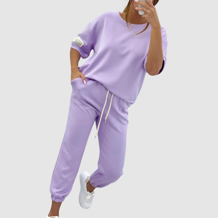 Anežka - Short Sleeve Lounge Set