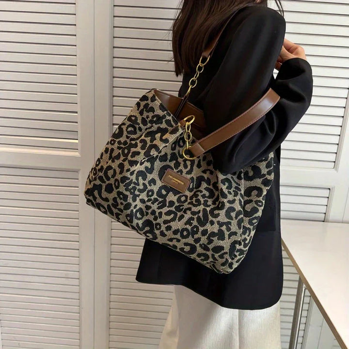 Nora | Leopard Charm Bag