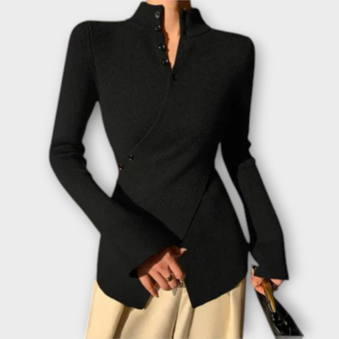 Michiko – Elegant Pullover in Cotton Knit