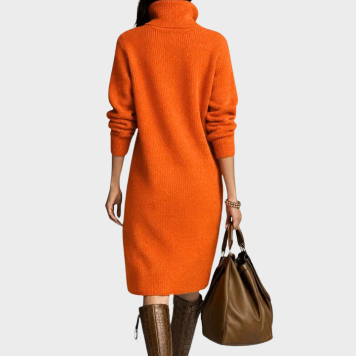 Nancy | Elegant Winter Dress with Buttons