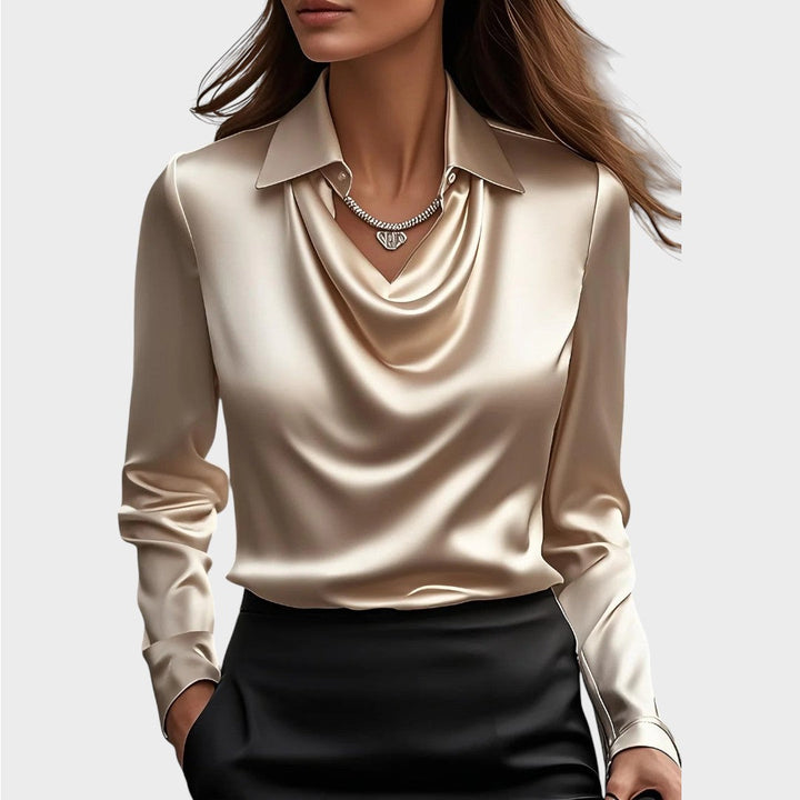 Elin | Elegant Satin Blouse