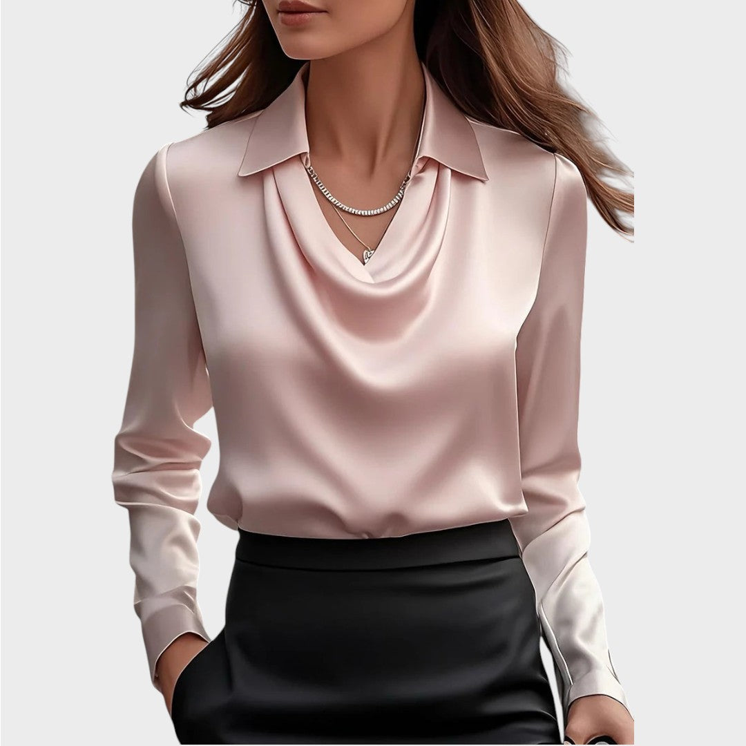 Elin | Elegant Satin Blouse