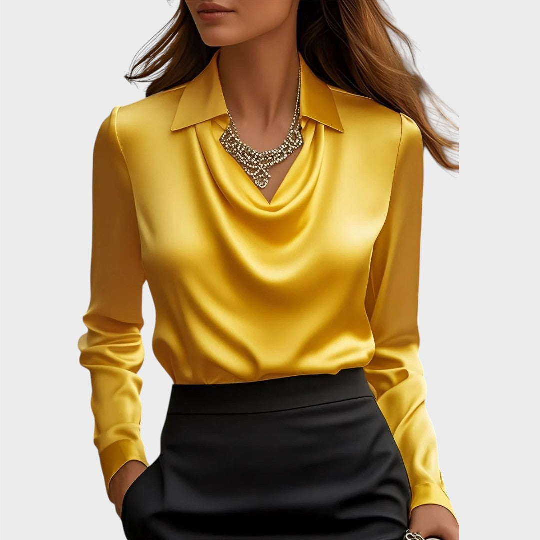 Elin | Elegant Satin Blouse
