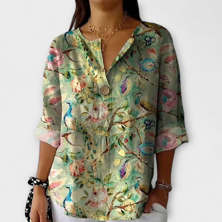 Arlene – Blouse in Floral Design