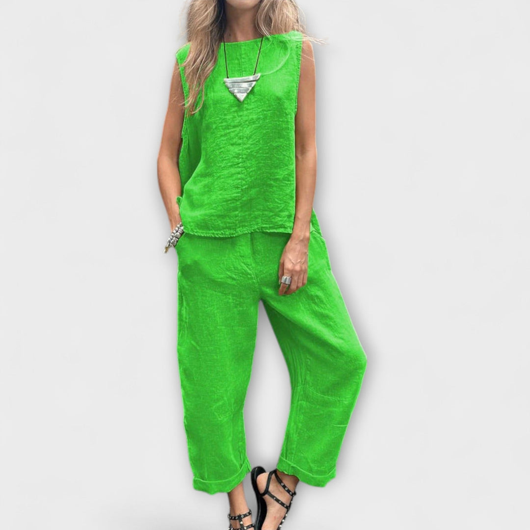 Jennifer - Comfortable Cotton-Linen Outfit