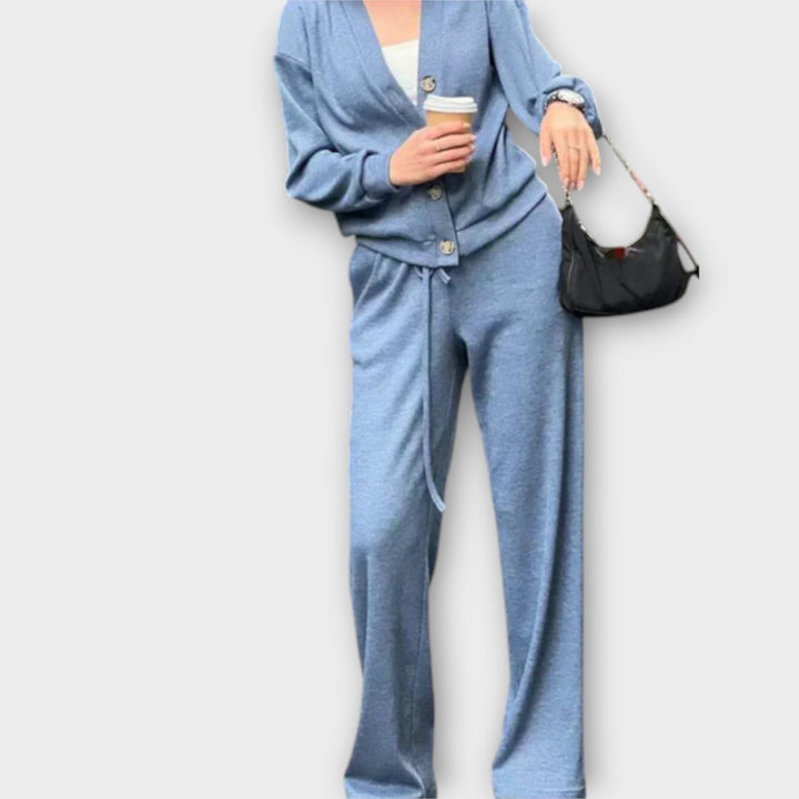 Chantal – Cardigan and Trouser Set
