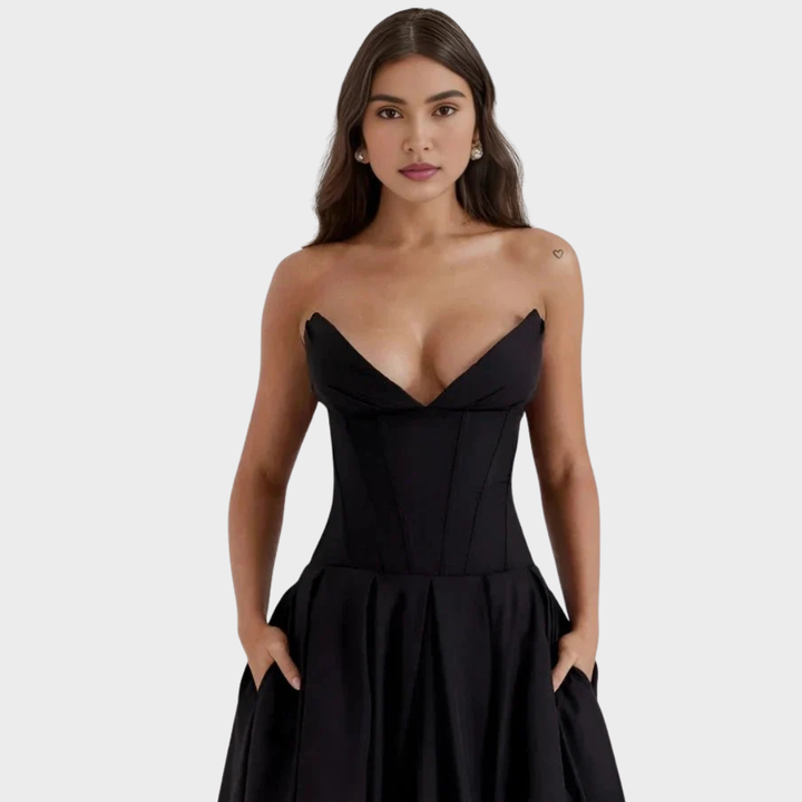 Harper | Elegant midi dress for women