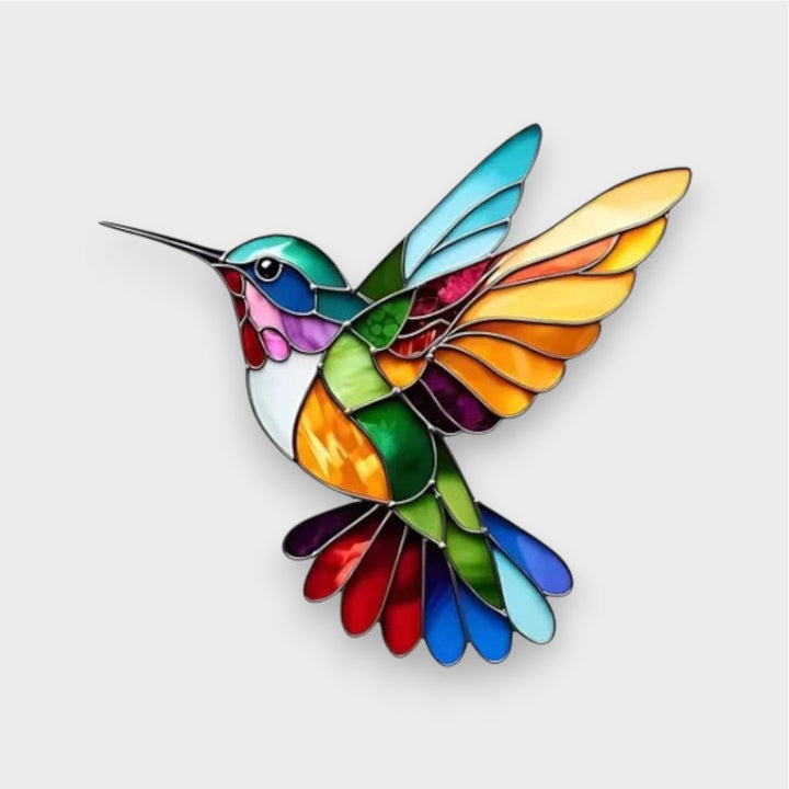 Vivian | Multicolour Hummingbird Necklace