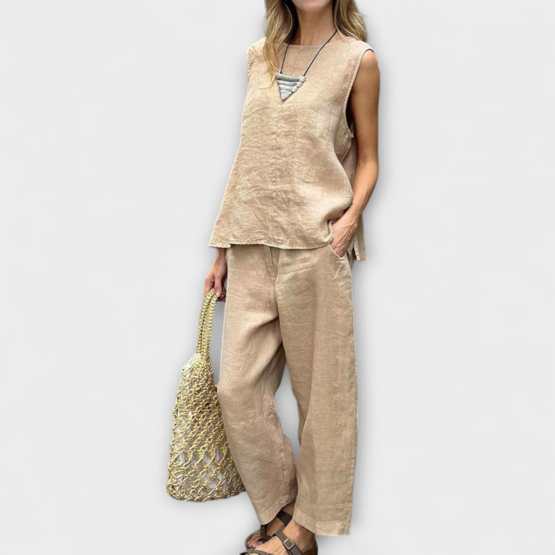 Jennifer - Comfortable Cotton-Linen Outfit
