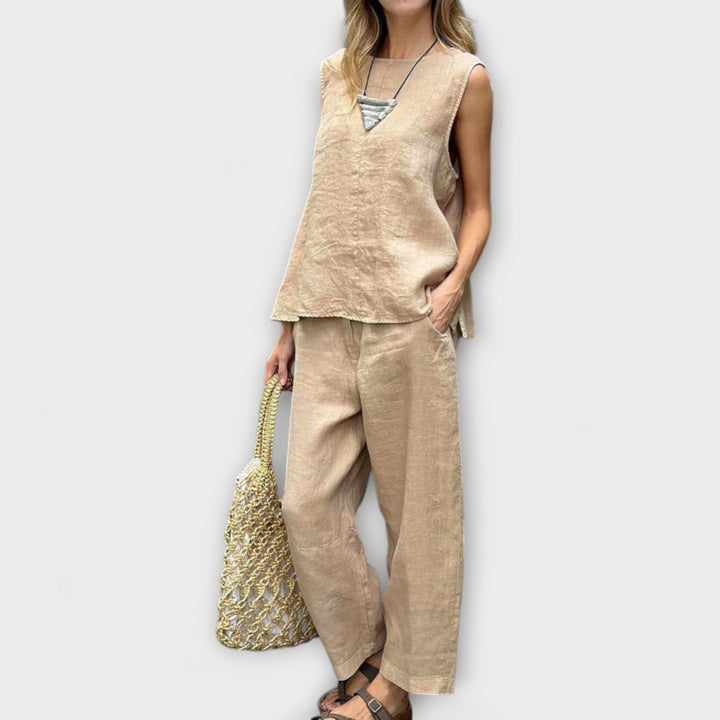 Jennifer - Comfortable Cotton-Linen Outfit