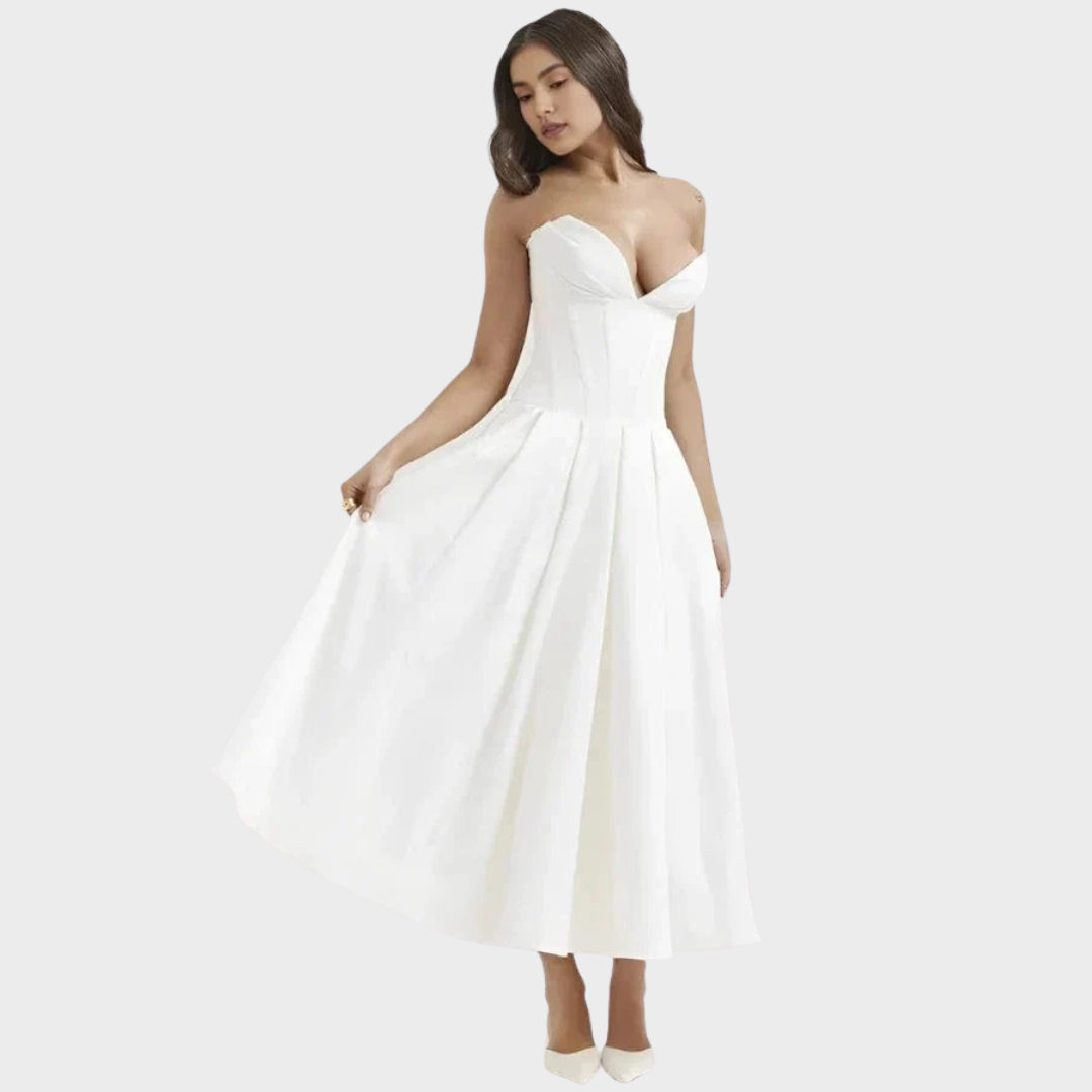 Harper | Elegant midi dress for women