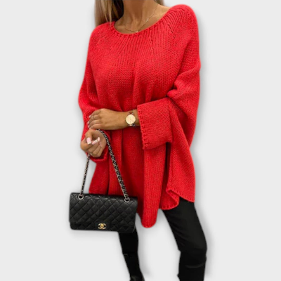 Isabelle - Stylish Women's Jumper with Round Neck