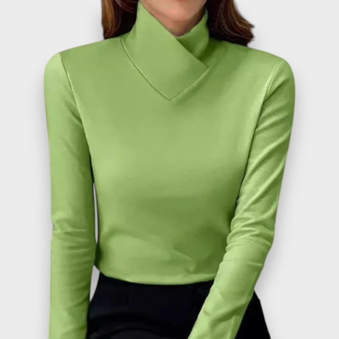 Lorena | Elegant Fitted Roll Neck