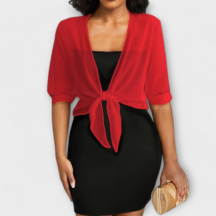 Olivia – Blouse with Open Front