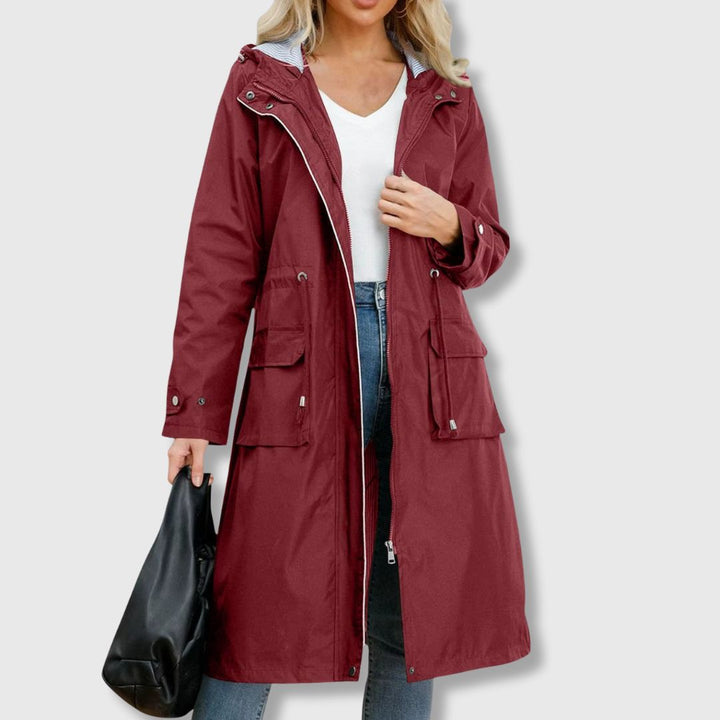 Julia | Stylish Trench Coat with Hood