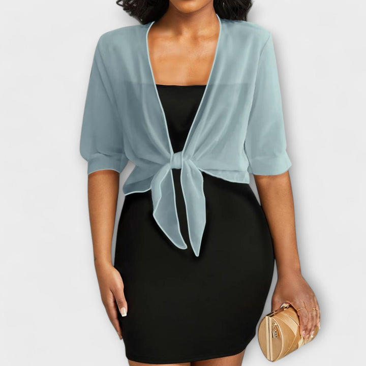 Olivia – Blouse with Open Front