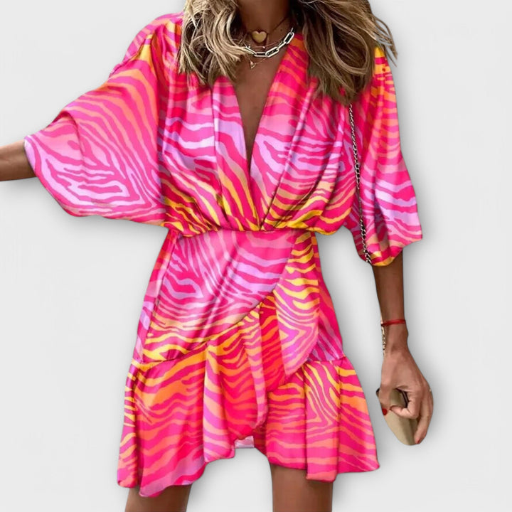 Georgie - Stylish Summer Dress with Batwing Sleeves