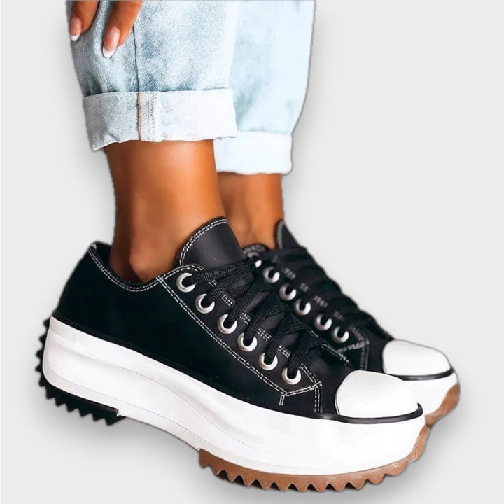 Céline | Leather Platform Sneakers