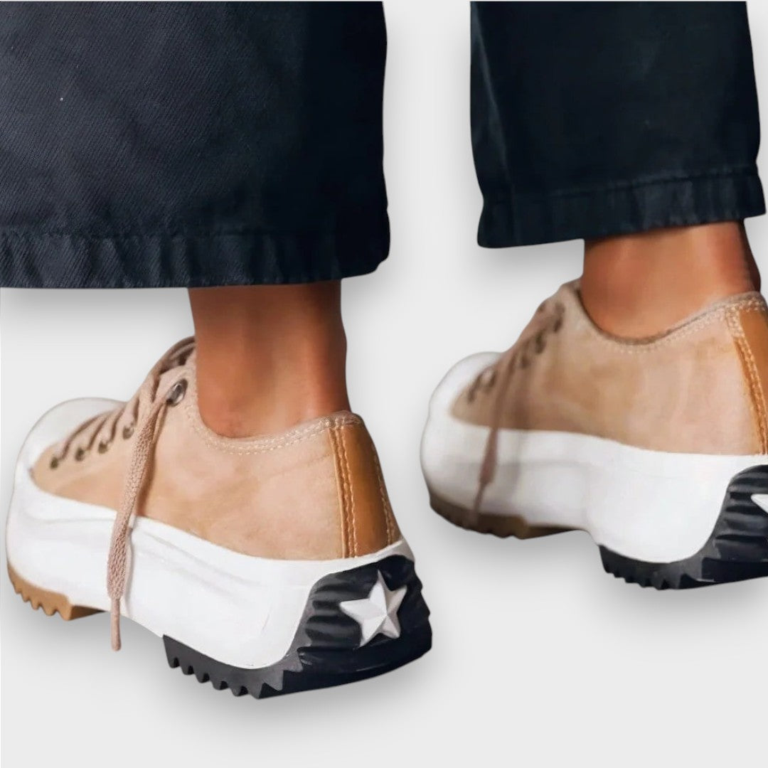 Céline | Leather Platform Sneakers