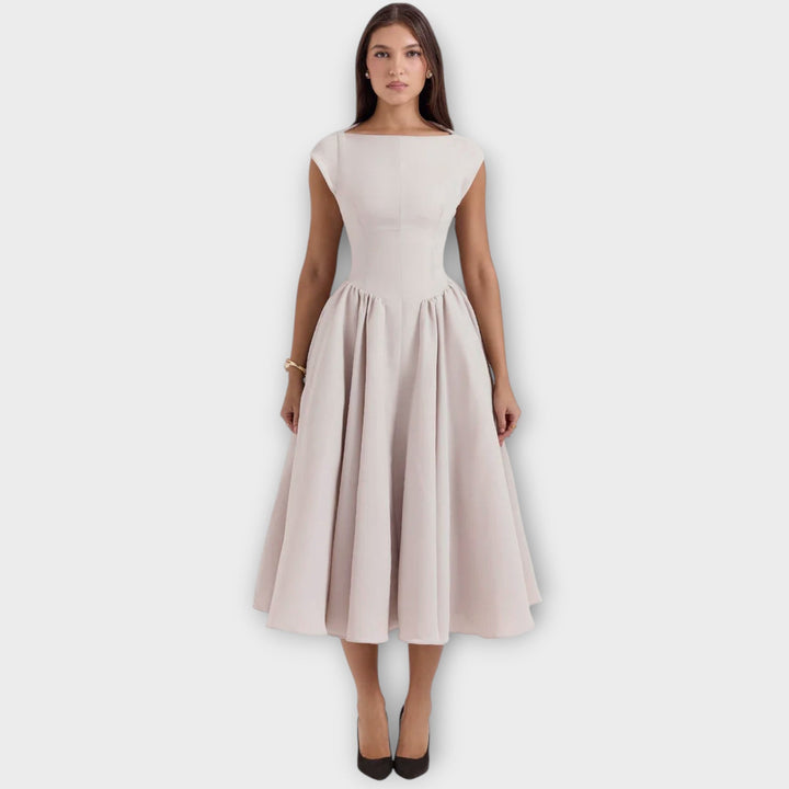 Victoria - Stylish Midi Dress