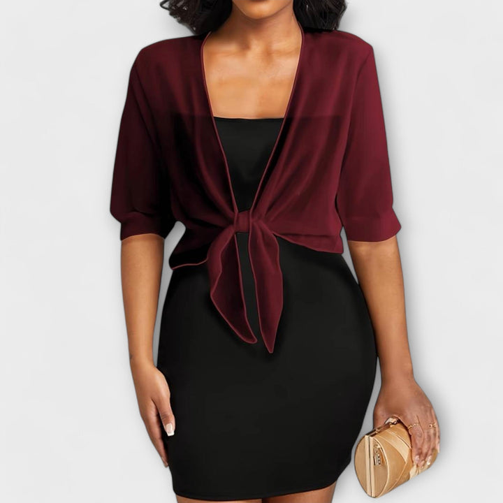 Olivia – Blouse with Open Front