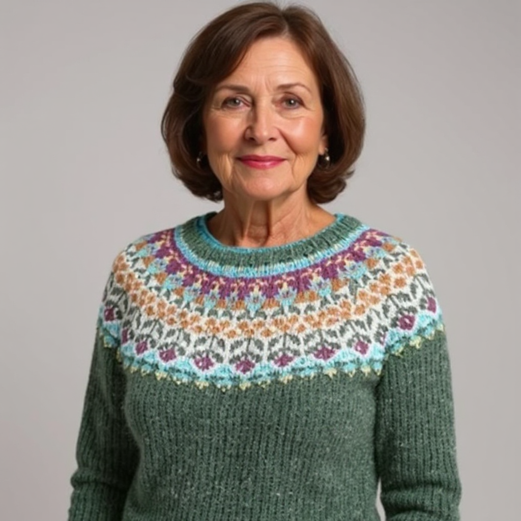 Abigail | Vintage Icelandic Knit Sweater