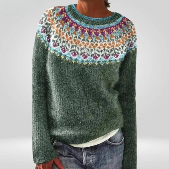 Abigail | Vintage Icelandic Knit Sweater