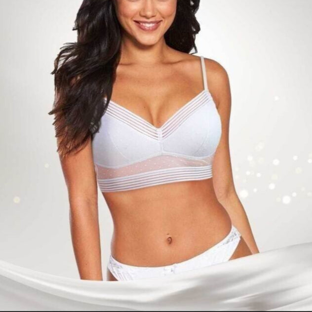 Stylish Wireless Push-Up Bralette with Open Back for Women